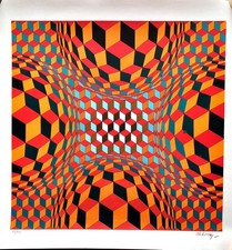 Victor vasarely 70x70 - victor, remo