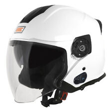 CASCO JET ORIGINE PALIO BT 2.0 BLUETOOTH SOLID BIANCO