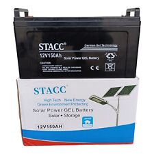 batteria gel 12v 150ah per kit Fotovoltaico Pannello Solare Ideale camper baita