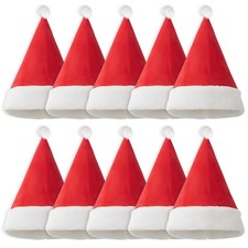 Cappello Babbo Natale 10 Pezzi