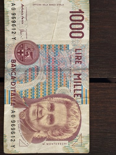 Banconota mille 1000 lire - 1000,