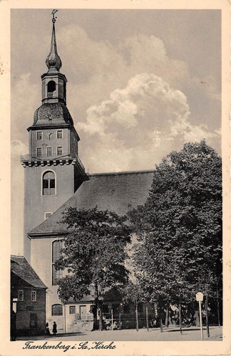 Cartolina frankenberg sa - frankenberg, i.