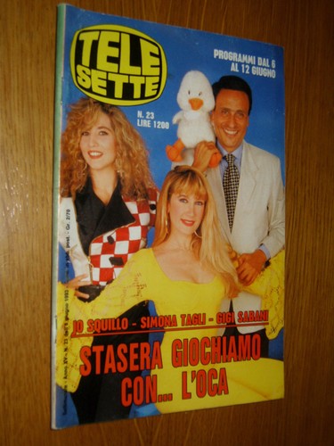 Telesette 1993 squillo - 1993/23=jo,