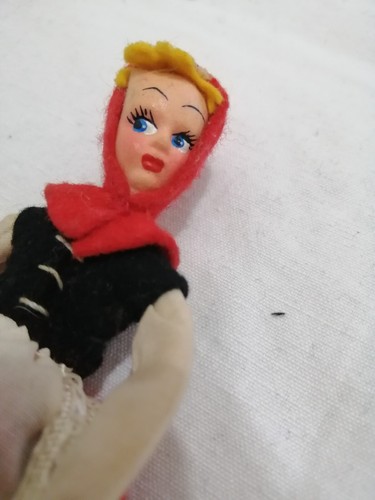 Bambolina panno lenci - anni, 50