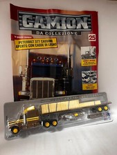 PETERBILT 377 CASSONE APERTO CON CASSE DI LEGNO 1:87 USCITA 25 CAMION DA COLLEZI
