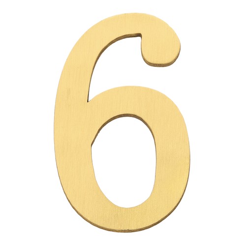 Brass outdoor house numbers - brass,