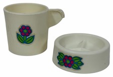 Tazza e piatto diviso Mattel