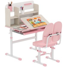 Homcom set scrivania - e, sedia