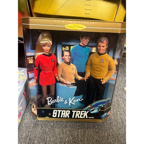 Barbie ken star trek - e,