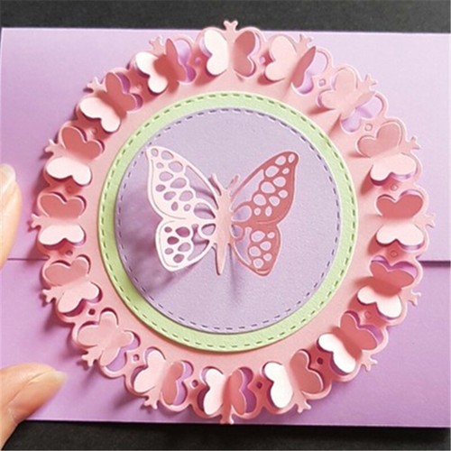 Corona farfalle metallo - corona,