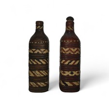 Coppia di Bottiglie Decorative