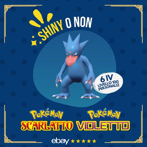 Golduck shiny non 6 - 6, iv