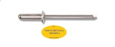 Rivetti in acciaio inox 304 mm 4x20 - pz 50 - barca nautica casa hobby meccanica