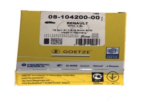 Set anelli pistone - pistone.4, cilindri