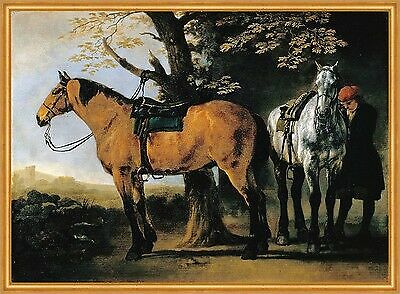 Two horses van calraet - two,