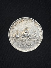 Moneta Argento 500 Lire