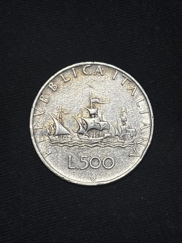 Moneta argento 500 lire - argento,