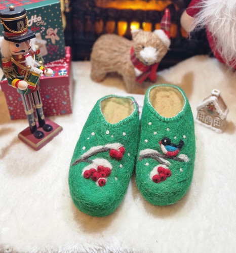 Pantofole fatte mano in - a,