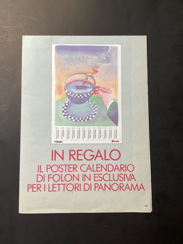 Folon poster calendario 1993 - calendario,