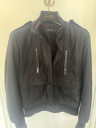 Gucci nylon uomo nero - gucci, bomber