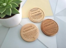 Sottobicchiere in legno