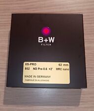 Filtro densità neutra B+W 802 Pro XS-Pro ND 0,6 +2 MRC Nano 62 mm NUOVO