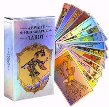 Mazzo di Tarocchi Rider–Waite (Waite–Smith) – 78 Carte Illustrate– Olografiche