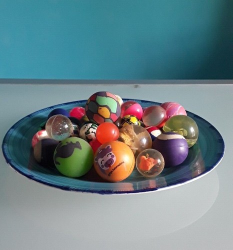 Lotto palline gomma - di,
