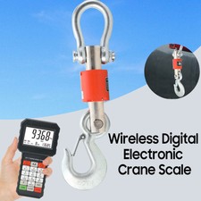 10T Industrial Heavy Duty Hanging Scale, 22000LB Crane Scale with Handheld Meter