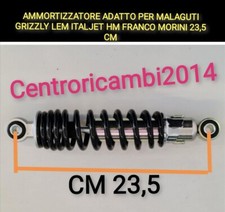 AMMORTIZZATORE ADATTO PER MALAGUTI GRIZZLY LEM ITALJET HM FRANCO MORINI 23,5 CM