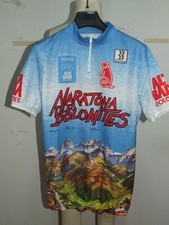 MAGLIA SHIRT MAILLOT CICLISMO CYCLISM BICI MARATONA DES DOLOMITES (810) tg. XXL