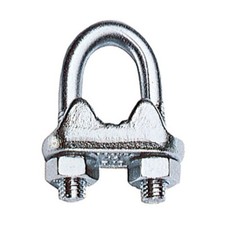 MORSETTO P/FUNE ACCIAIO D  8