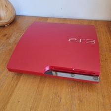 Console Sony Playstation 3 Slim 320GB ROSSO SCARLATTO con cavi OTTIME CONDIZIONI