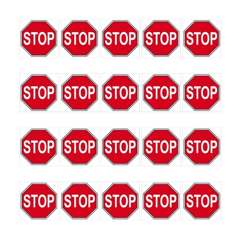 Adesivi stop insegna - adesivi,