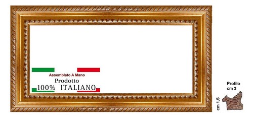 Cornice oro intagliata in - in,