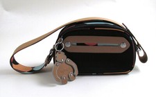 BORSA BORSETTO DONNA KIPLING USATA PERFETTE CONDIZIONI NERA AZZURRA FUCSIA