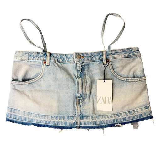 Top cami zara light wash - cami, denim