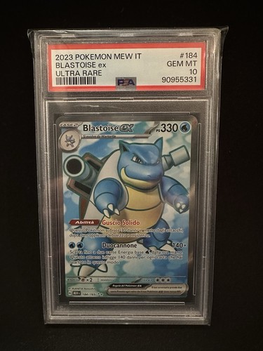 Pokémon card blastoise mew - card,
