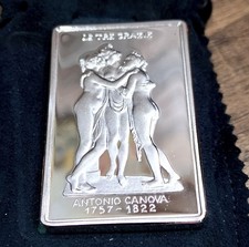 Lingotto Argento 925 /1000 Le Tre Grazie (60gr)