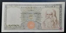 50000 LIRE LEONARDO 16/05/1972 NATURALE COME DA FOTO  