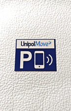 Adesivi UNIPOLMOVE interno vetro in vinile 3 PEZZI UNIPOL MOVE SOSTA AUTOSTRADA