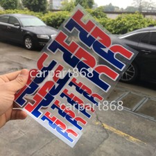 Adesivo casco riflettente distintivo Honda HRC CBR 20X15 cm 8 pezzi decalcomania corpo moto