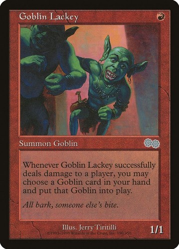 Goblin lackey mtg saga di - lp,