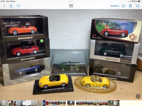 Modellini fiat barchetta - modellini,