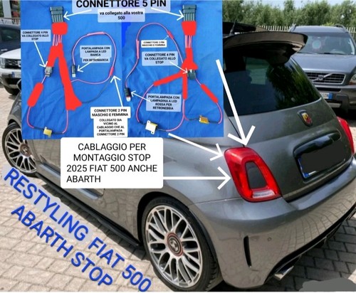 Cablaggio fiat 500 stop - ,