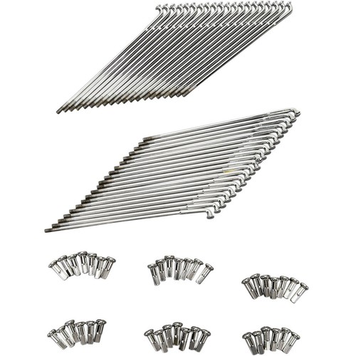 Set raggi cromati ruota - set, x