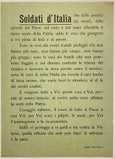 SOLDATI D’ITALIA...DALLE