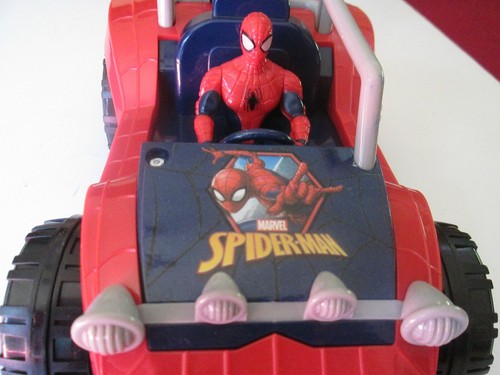 Spiderman dune buggy seduto - spiderman,