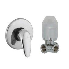 Miscelatore Doccia Fima Carlo Frattini Serie 18 Monocomando Completo CROMO | F32