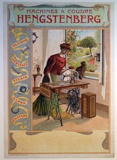 A. VOSSSAERT Affiche Entoilée